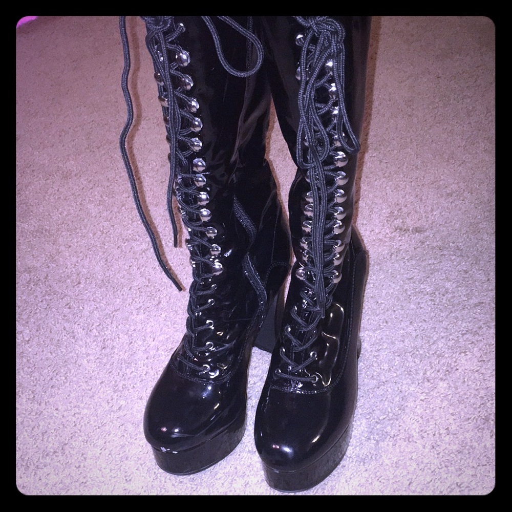 Knee high boots